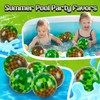 24 Pack Pixel Themed Beach Balls - 6 Inch Floating