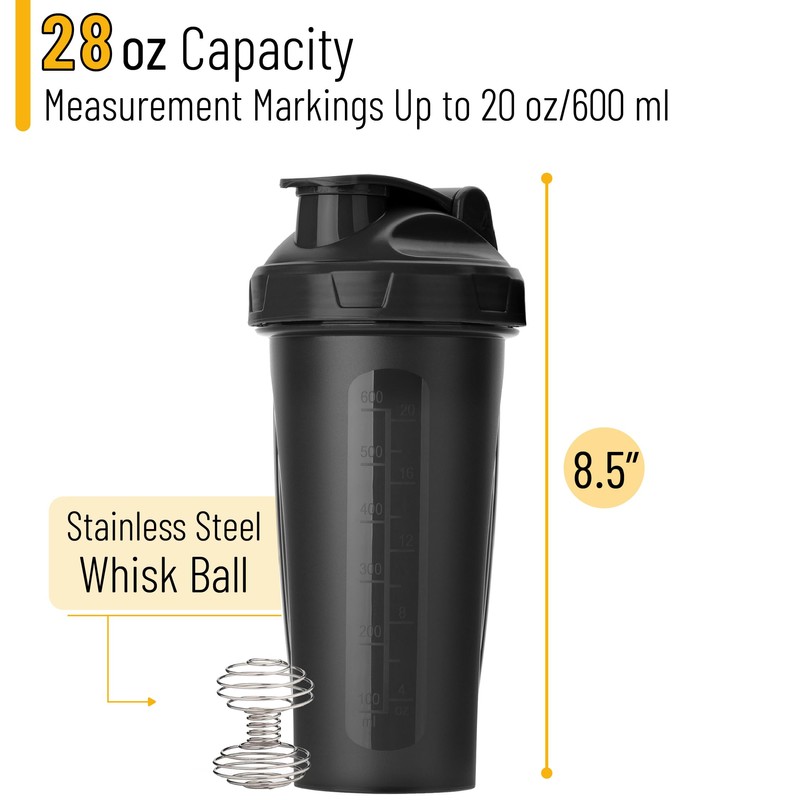 Mr. Pen- Shaker Bottles for Protein Mixes, 28 oz, Shaker