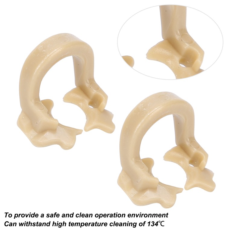 4pcs Resin Dental Dam Clamps Barrier Clip Dental Materials Tool