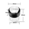 Round Solid Door Stop 30 x 40mm Satin Stainless Steel