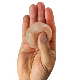 Blue Jay An Elite Healthcare Brand ‘Squeeze 4 Strength’ Hand Therapy Putty - Therapeutic Hand Putty for Fingers - Grip Strength Exercises Putty Made of Firm - Medical Putty - Dark Beige, 1 Pound