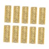 TEHAUX 10pcs Watch Band Connectors Alloy Fasteners for Bands Elegant