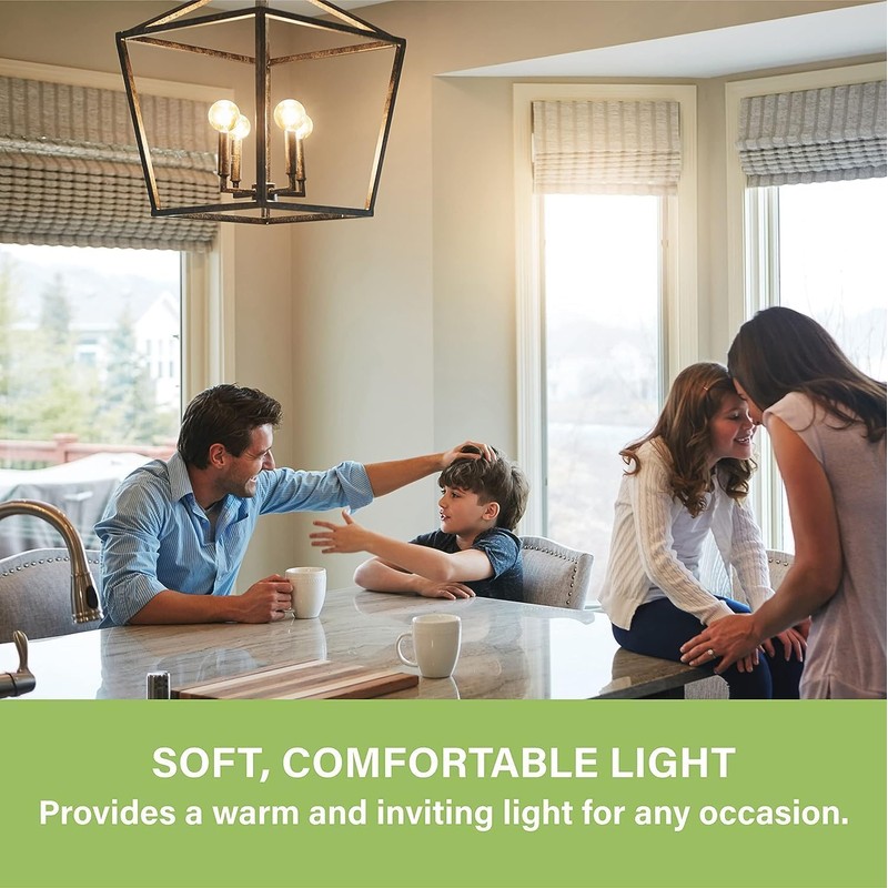 Diodesy- Pack of 4 LED4G16/30K/FIL/4/JA8 LED G16 Dimmable Globe Light