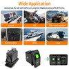 Rocker Switch Panel 6 Pack Toggle Switch Panel with Night