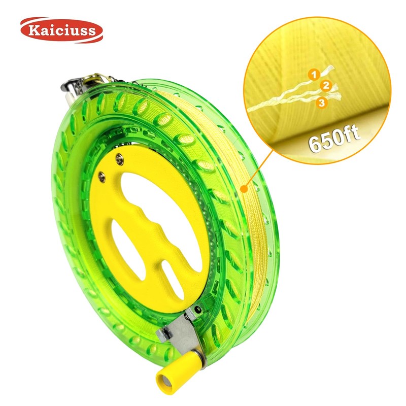 Kaiciuss 7.2 Inch Kite Reel Winder with Line, String Reel