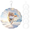Hausdec 6Pack 8 Inch Sublimation Wind Spinner Blanks 3D Wind