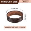sourcing map 4 Pcs Leather Belt Loop Keeper, 4.5 Inch