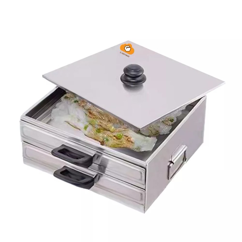 E-KEYWAY Steamer Chinese Rice Noodle Roll Changfen Vermicelli Food Maker