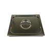 Paderno World Cuisine Edelstahldeckel für Hotelpfanne, 30,5 x 25,4 cm