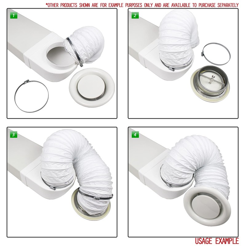 Kair Elbow Bend Adaptor 220mm x 90mm to 150mm -