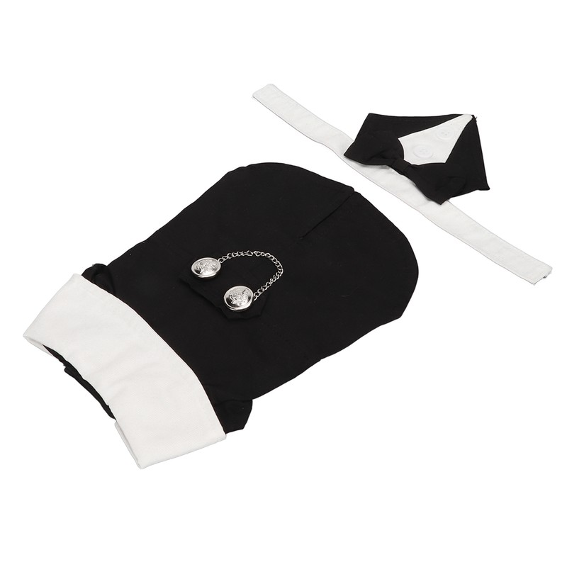 Dog Suit Soft Breathable Fashionable Bow Tie Puppy Costume for