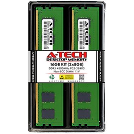 A-Tech 16GB Kit (2x8GB) RAM for Dell Alienware Aurora R13 Gaming Desktop | DDR5 4800MHz PC5-38400 DIMM 1.1V 288-Pin Non-ECC UDIMM Memory Upgrade