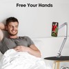 Magnetic Gooseneck Phone Holder for Bed & Desk, Adjustable Arm