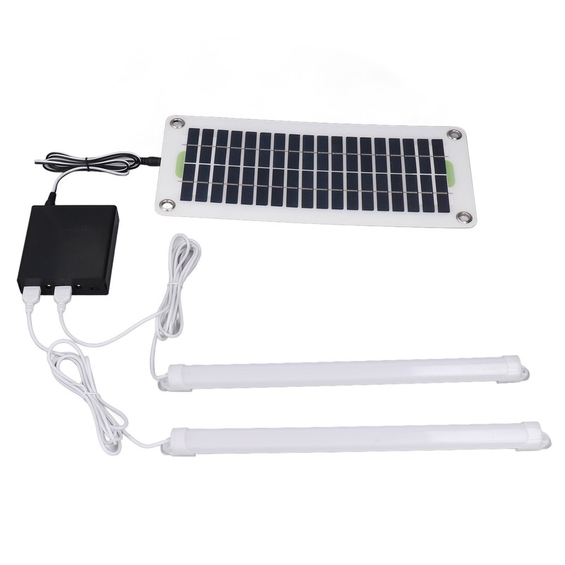 Solar Light Tube 30W 12V5V Dual USB LED Solar Panel
