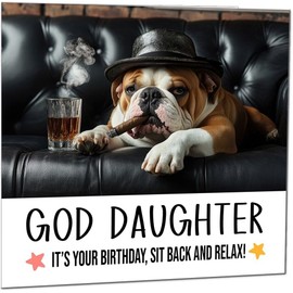 God Daughter Birthday Card - Humour Eco Friendly Funny Birthday Cards for God Daughter