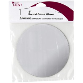 Cousin DIY Mirror, Round Glass, 4 inch Diameter