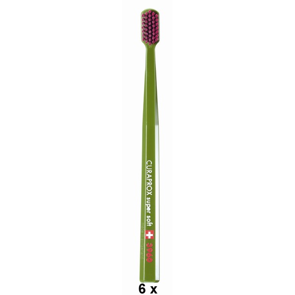 CURAPROX Sensitive Super Soft CS 3960 Toothbrush Pack of 6