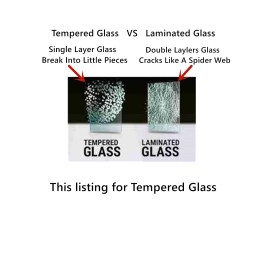 NAGD Fits 18-25 Jeep Wrangler 20-25 Gladiator Passenger Right Rear Door Window Glass