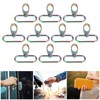 10PCS Keychain Hook 360° Rotation Fine Workmanship Alloy Materials Light