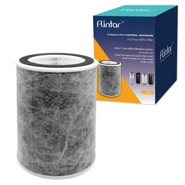 Flintar HP202 Replacement Filter, Made in TAIWAN, Compatible with Shark Air Purifier Max Model HP201, HP202, UA205, AP1000, HC501, HC502, Compares to Part # HE2FKBAS and HE2FKBASMB, 1-Pack