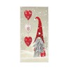 QUGRL Christmas Gnome Heart Hand Towels Winter Snow Soft Kitchen
