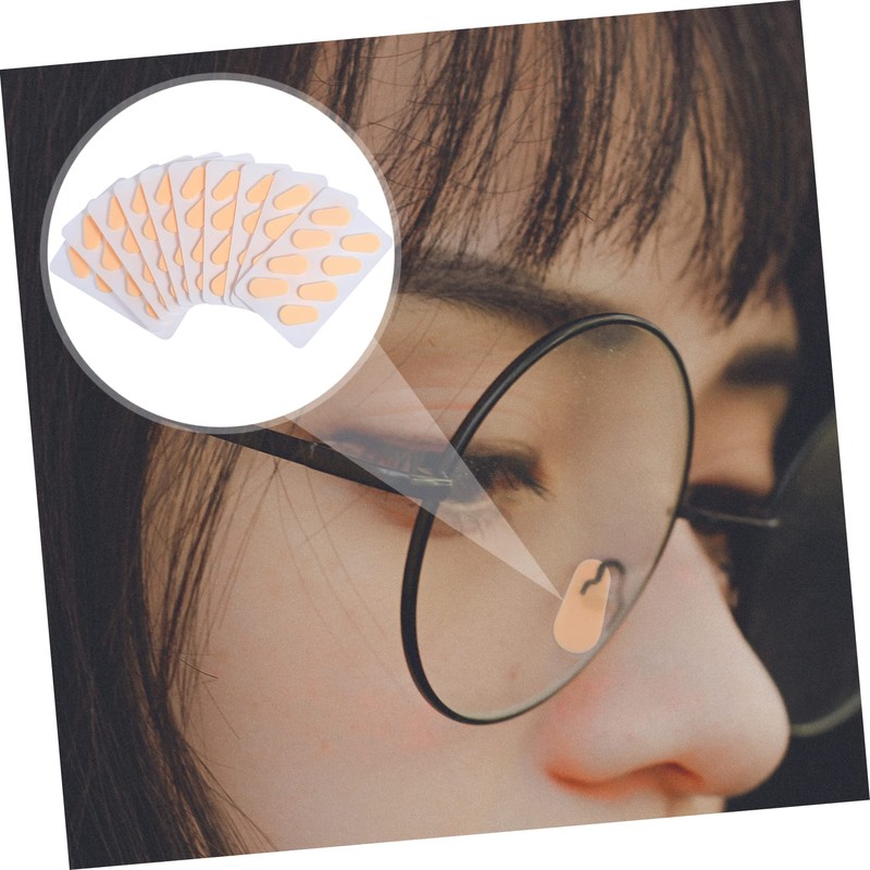 Baluue 120pairs Anti-skid Eyeglass Nose Pads Durable Sponge Nose Cushions