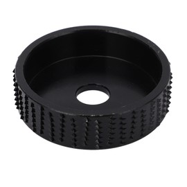 Angle Grinder Polishing Wheel Carbon Steel Wear Resistant Wood Carving Disc for Woodworking Black