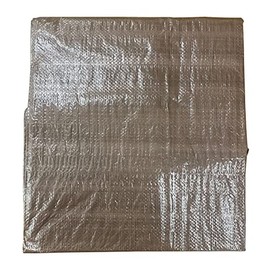 Buffalo Brown Poly Tarp, 8-Feet by 10-Feet