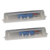 2 PCS Light Control Solar Warning Lights with 8 LED