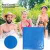 Round Pool Cover Dust Protector for Inflatable Family Pool Waterproof