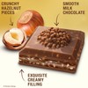 Ferrero Rocher premium chocolate bar, Milk Chocolate with Hazelnut Filling,