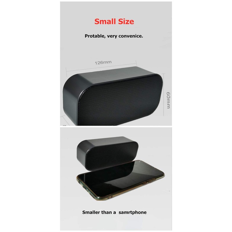 Small PC Speakers,USB Computer Speakers, Portable Mini Desktop Speaker,Plug and