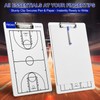 Basketball Clipboard for Coaches, Premium Durable Dry Erase Basket Ball