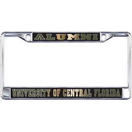 UCF Central Florida Mirrored Alumni License Plate/Tag Frame