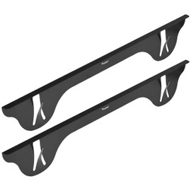 TrueGem Stove Gap Covers - 25.4", Black, Stainless Steel