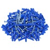 HANGDONE Ribbed Wall Anchors #10-#12 1-1/4-Inch with Screws 100-Pack, Blue,