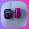 KnitUK Tally Counter - LED Backlight. Pack of 2. Pink