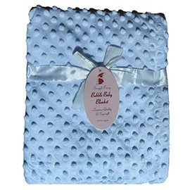 Victoria London Baby Bubble Blanket (Blue)