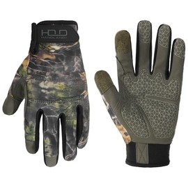 HANDLANDY - Work Gloves with Handle, Mechanical Safety Gloves for Men, Multipurpose Tactical Gloves with Touch Screen, Camouflage, 2XL (Pack of 1)