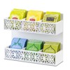 QILICHZ Tea Bag Organizer 2 Tier Wood Tea Bags Holder