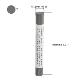 uxcell Furniture Repair Crayons, 5Pcs - Wood Wax Filler Stick, Furniture Markers Touch Up - for Scratches Holes Tables Desks Wooden Floors Cover Ups, Titanium Gray