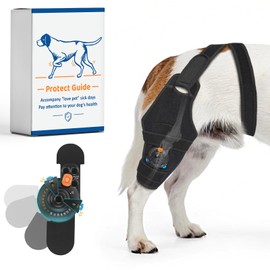 Dog Knee Brace for Back Leg Fit Large Dogs Metal Splint Hinged Flexible Support Dog ACL Hip Brace with 2 Metal Strips for Hip Dysplasia, CCL, Ligament Injuries & Osteoarthritis (Left Leg, M)