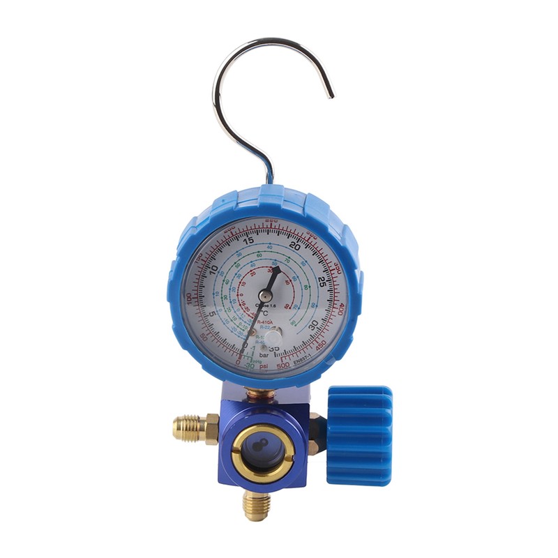 Air Condition Manifold Gauge Manometer&amp; Valve 500psi 35kgf cm With
