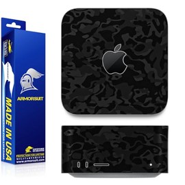 ArmorSuit MilitaryShield Black Shadow Textured Skin Vinyl Wrap for Apple Mac Studio