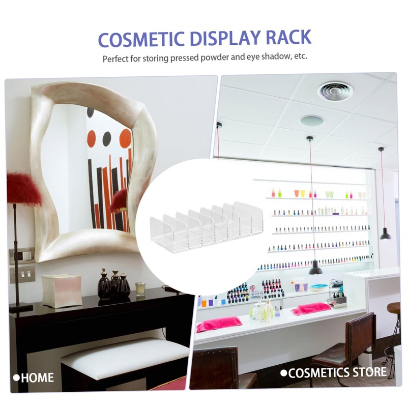 Outanaya Pressed Powder Organizer Dividers Makeup Cosmetic Rack for Eye