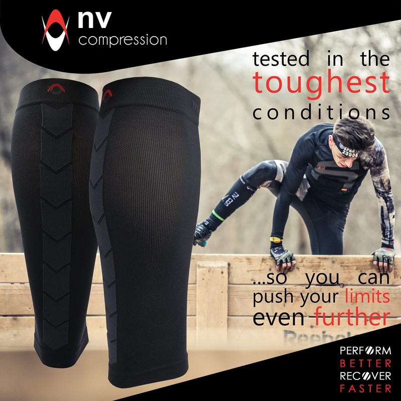 NV Compression 365 Footless Compression Socks - Calf Support Compression