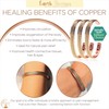 Earth Therapy Pure Copper Magnetic Bracelet Gift Set With A