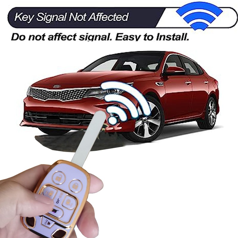 TAPAYICA for Honda Key Fob Cover Keyless Remote With Keychain