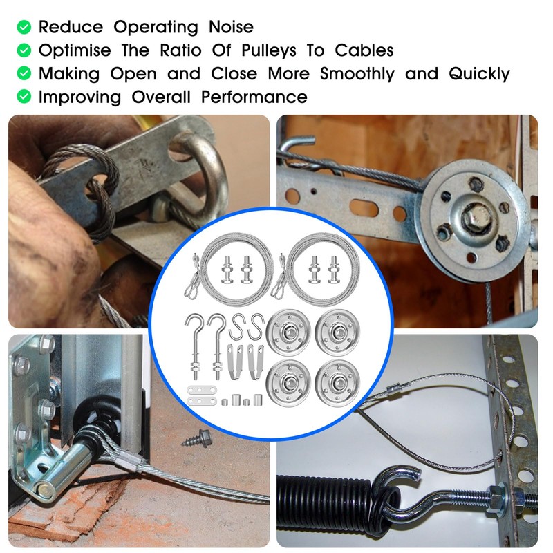 Garage Door Cable Replacement Kit Garage Door Cable Pulley Kit