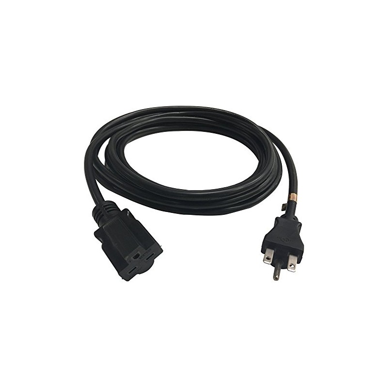 NEMA 6-15 Extension Power Cord - 15A/250V, 12 AWG -
